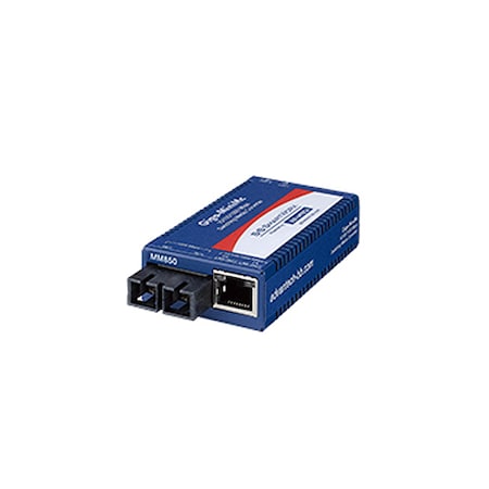 Advantech Corporation Giga-Minimc, Tx/Ssfx-Sm1310-Sc-Wdm, W/Adapter, Lfpt IMC-370-SST-PS-A